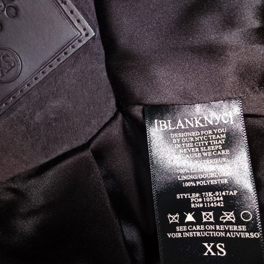 ANTHROPOLOGIE SUEDE MOTO JACKET by BLANK NYC - Picture 6 of 9